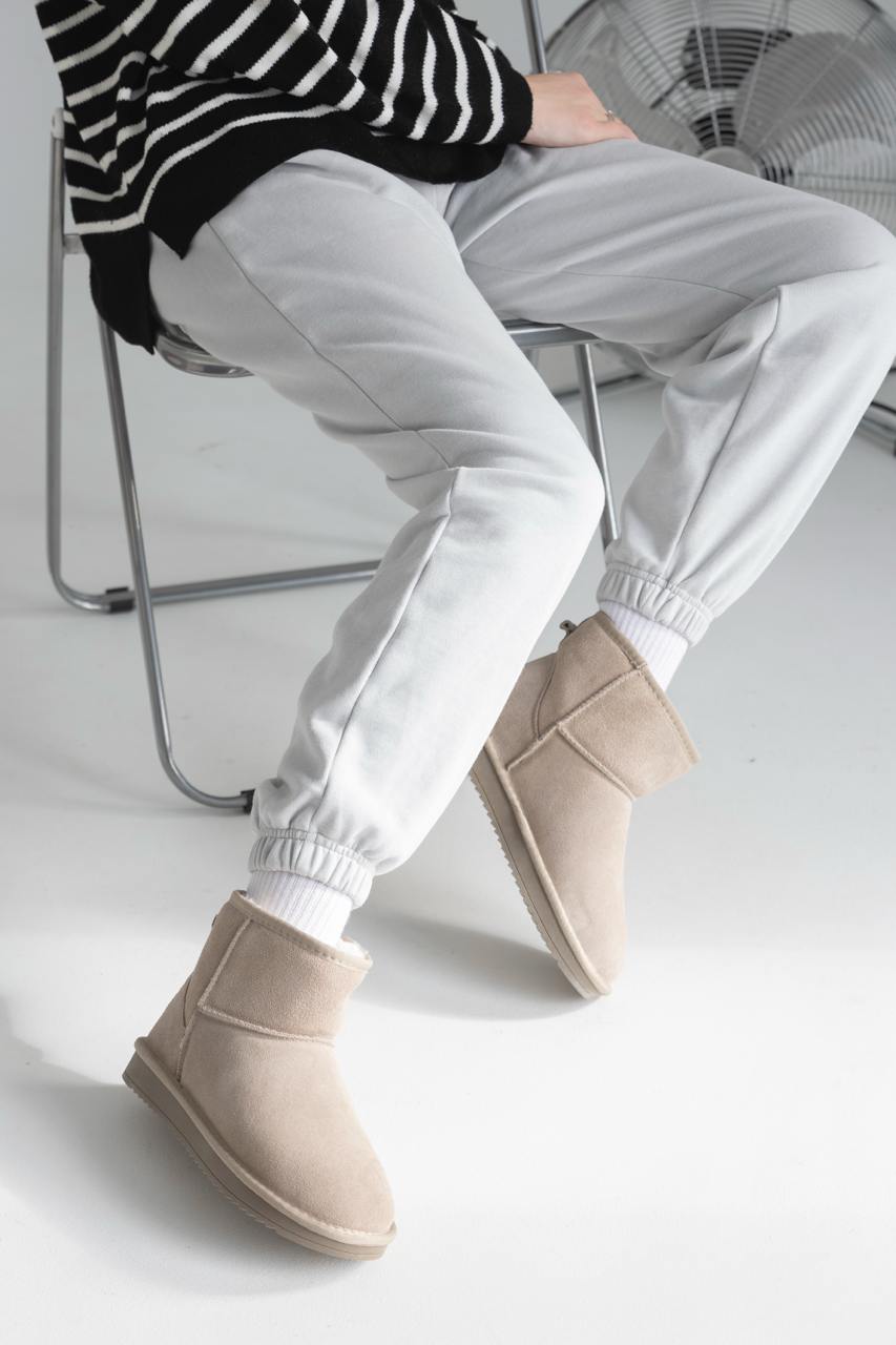 UGG Classic Mini Dark Beige - oceanhype - 