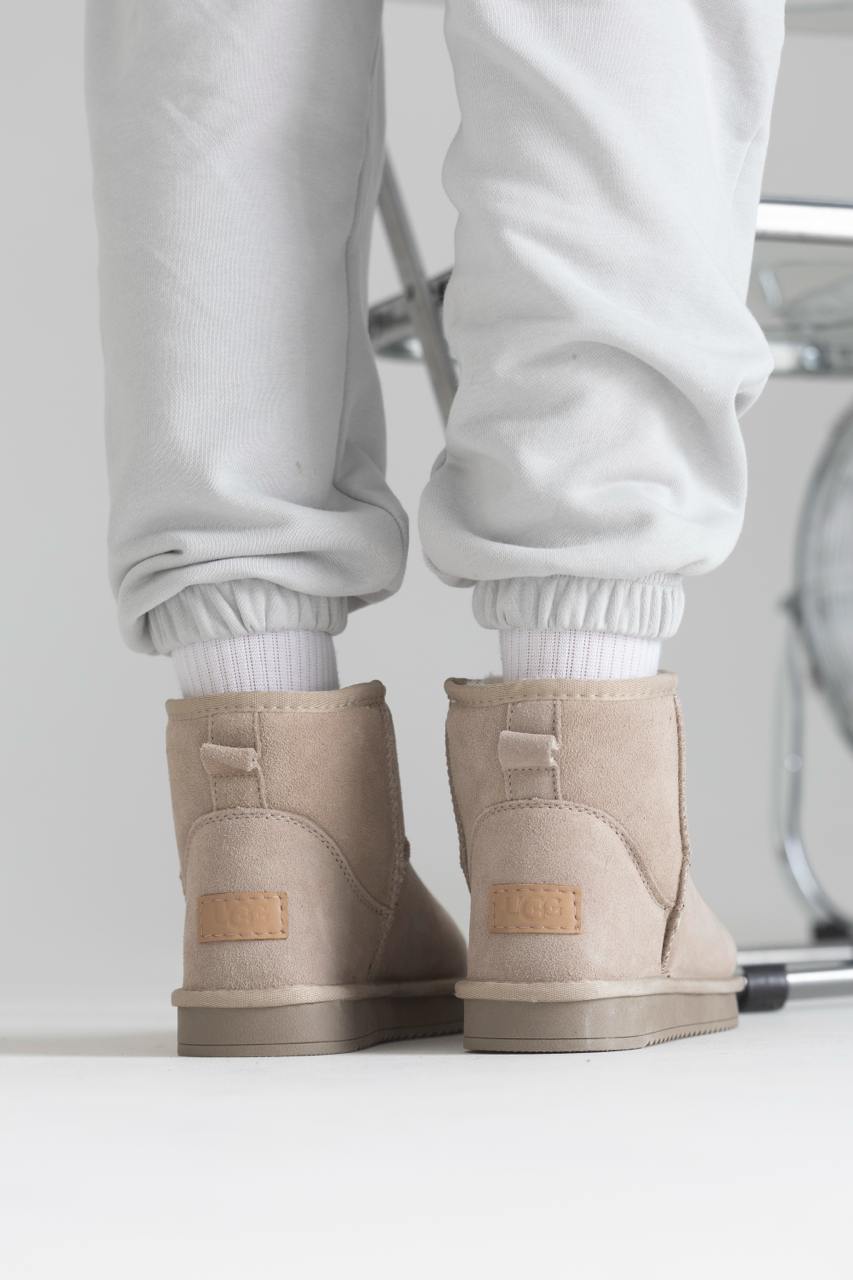 UGG Classic Mini Dark Beige - oceanhype - 
