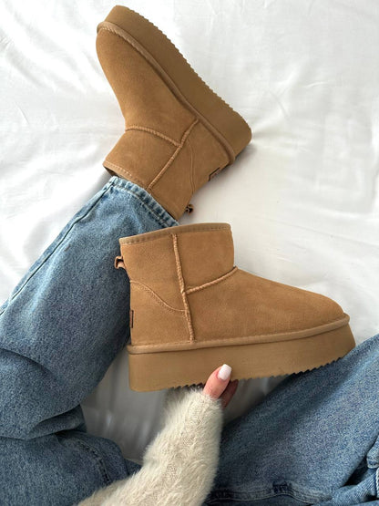 UGG Classic Mini Platform Brown - oceanhype - 