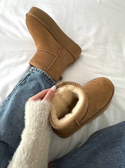 UGG Classic Mini Platform Brown - oceanhype - 