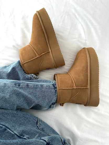 UGG Classic Mini Platform Brown - oceanhype - 