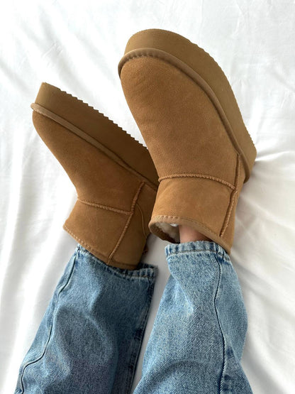 UGG Classic Mini Platform Brown - oceanhype - 