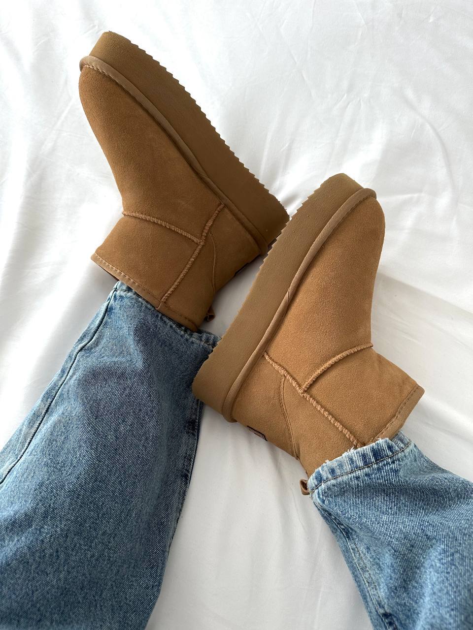 UGG Classic Mini Platform Brown - oceanhype - 