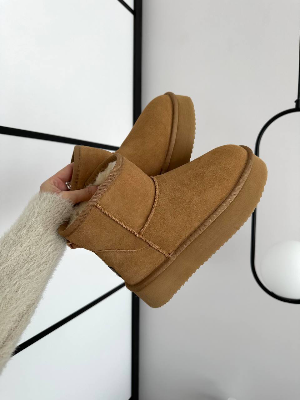 UGG Classic Mini Platform Brown - oceanhype - 