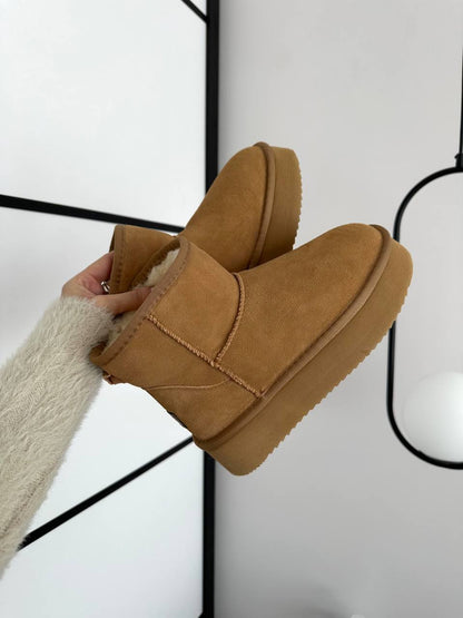 UGG Classic Mini Platform Brown - oceanhype - 