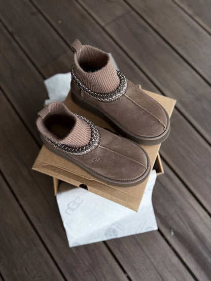 UGG Tasman Platform Sock Dusted Cocoa - oceanhype - 