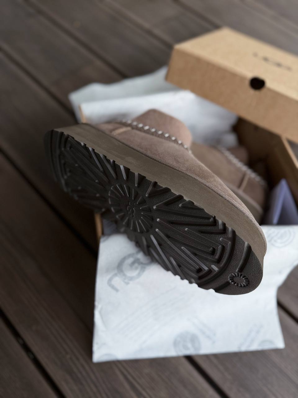 UGG Tasman Platform Sock Dusted Cocoa - oceanhype - 