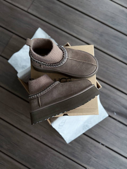 UGG Tasman Platform Sock Dusted Cocoa - oceanhype - 