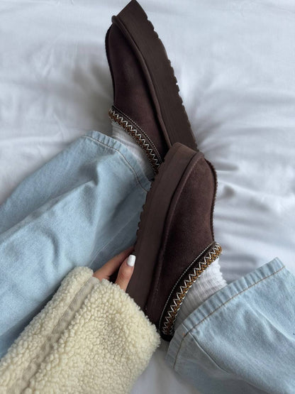 UGG Tasman Platform Slippers Chocolate - oceanhype - 