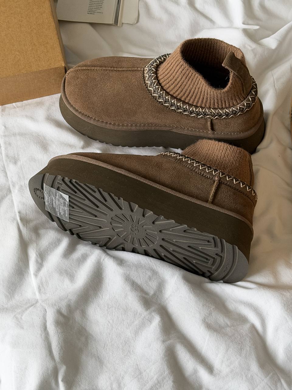 UGG Tasman Platform Sock Dusted Cocoa - oceanhype - 