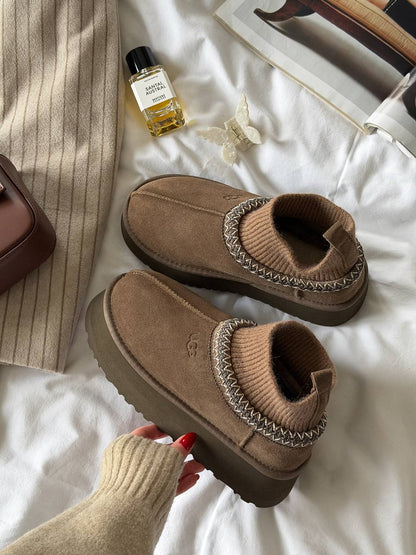 UGG Tasman Platform Sock Dusted Cocoa - oceanhype - 
