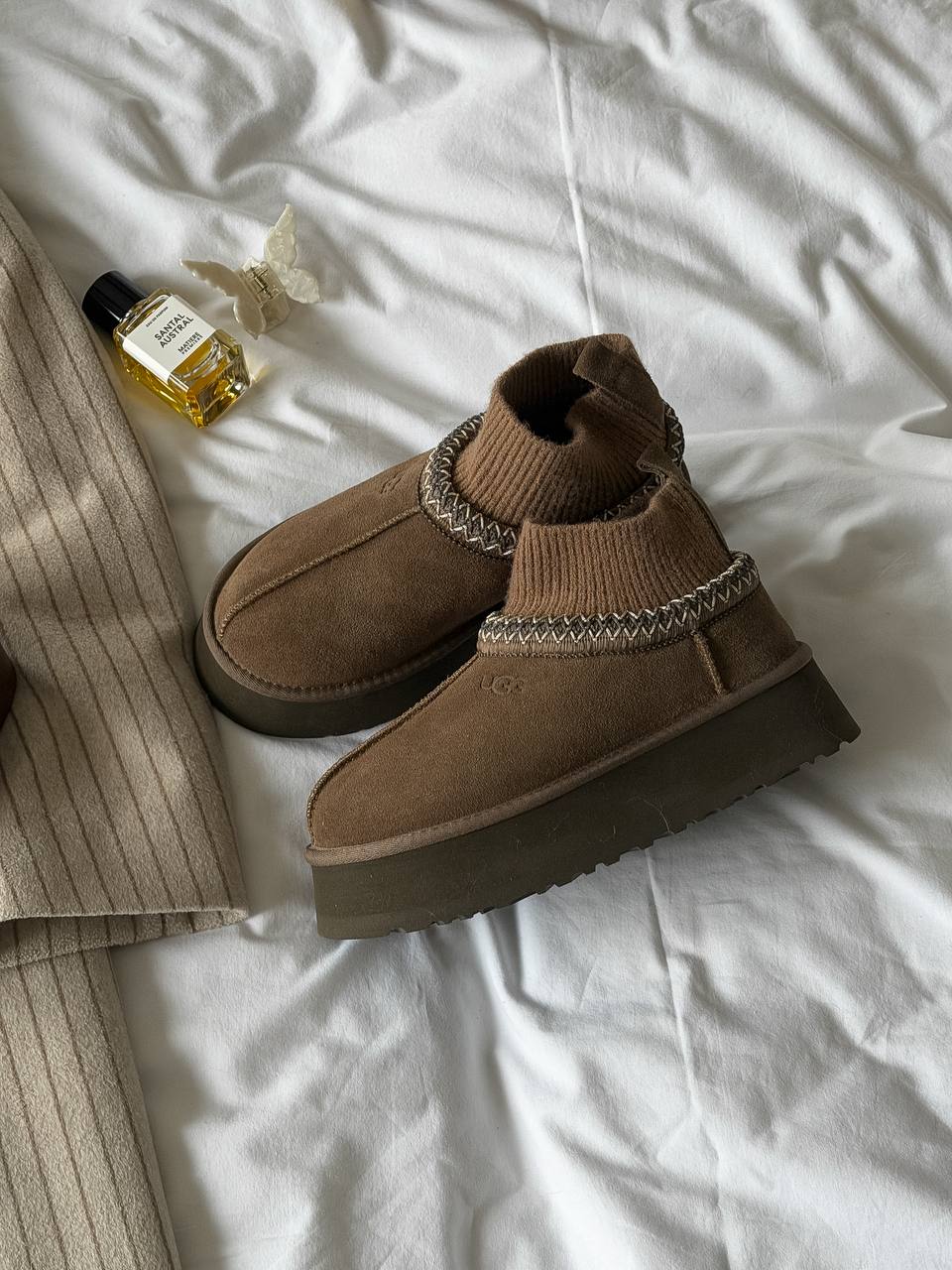 UGG Tasman Platform Sock Dusted Cocoa - oceanhype - 