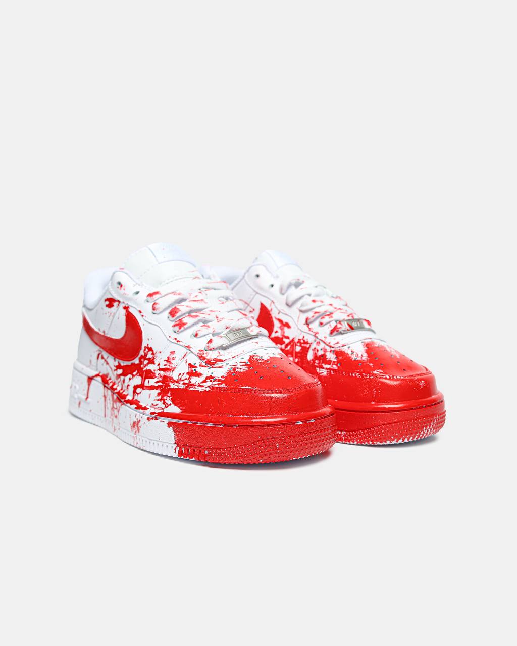 Nike Air Force 1 Custom Blood White Red - oceanhype - 