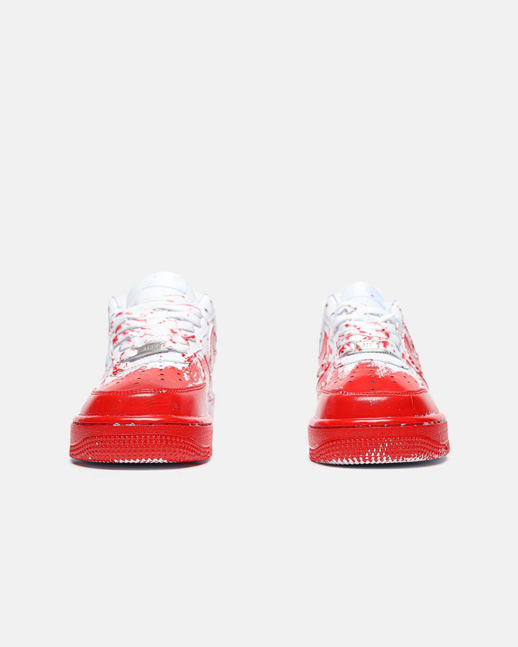 Nike Air Force 1 Custom Blood White Red - oceanhype - 