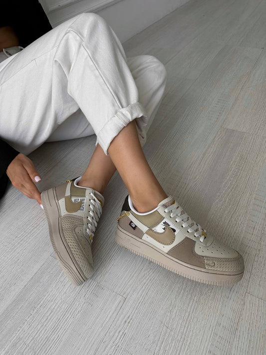 Nike Air Force 1 Low Tan Bling Beige Cream - oceanhype - 