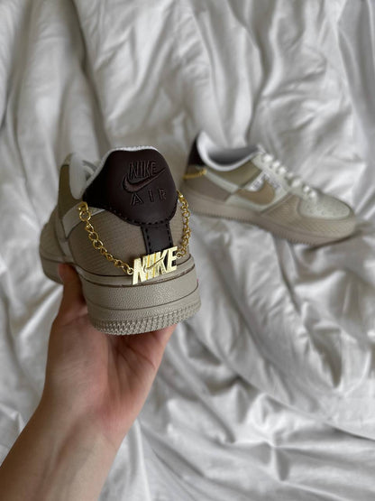 Nike Air Force 1 Low Tan Bling Beige Cream - oceanhype - 