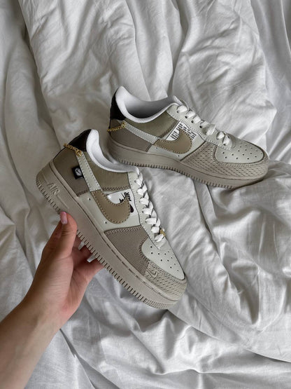 Nike Air Force 1 Low Tan Bling Beige Cream - oceanhype - 