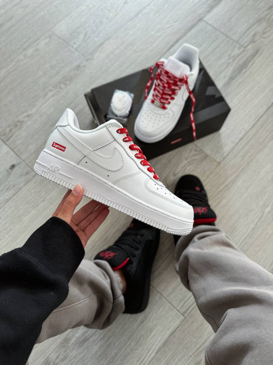 Nike Air Force 1 Low Supreme White - oceanhype - 