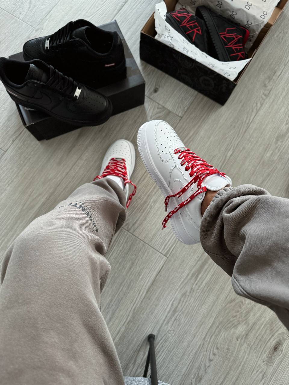 Nike Air Force 1 Low Supreme White - oceanhype - 