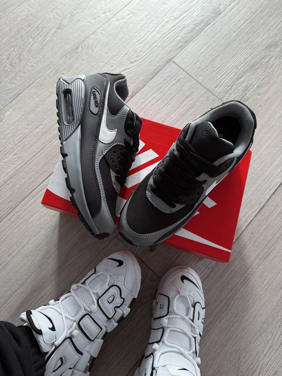 Nike Air Max 90 Gore - Tex Shoes Grey Black - oceanhype - 
