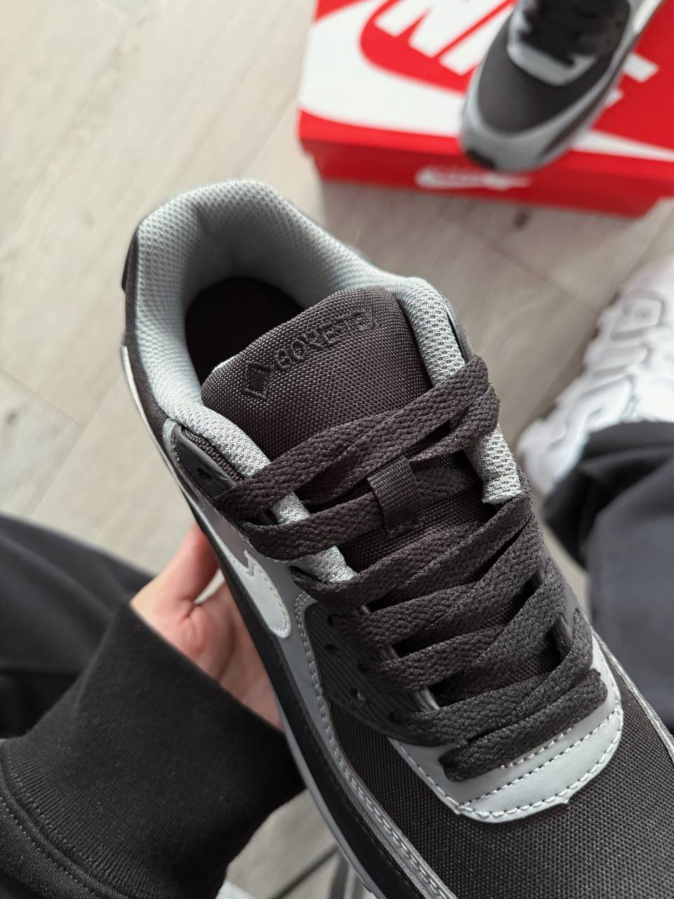 Nike Air Max 90 Gore - Tex Shoes Grey Black - oceanhype - 