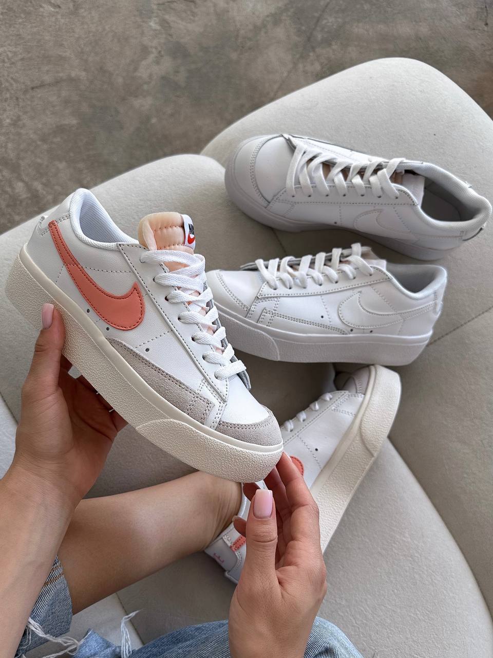 Nike Blazer Low Platform Pink - oceanhype - 
