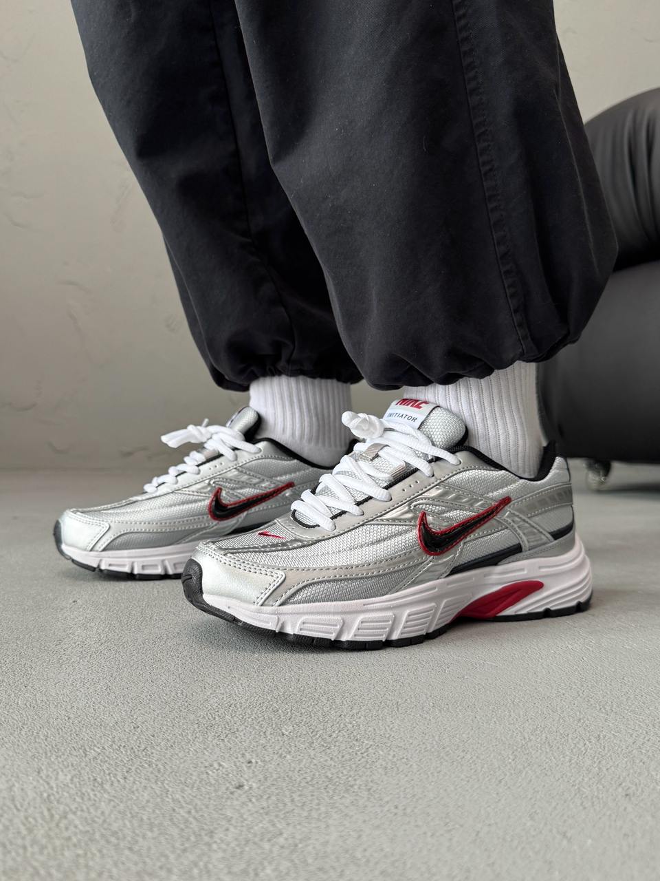 Nike Initiator Metallic Silver Red - oceanhype - 