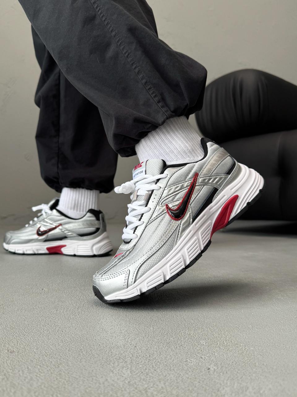Nike Initiator Metallic Silver Red - oceanhype - 