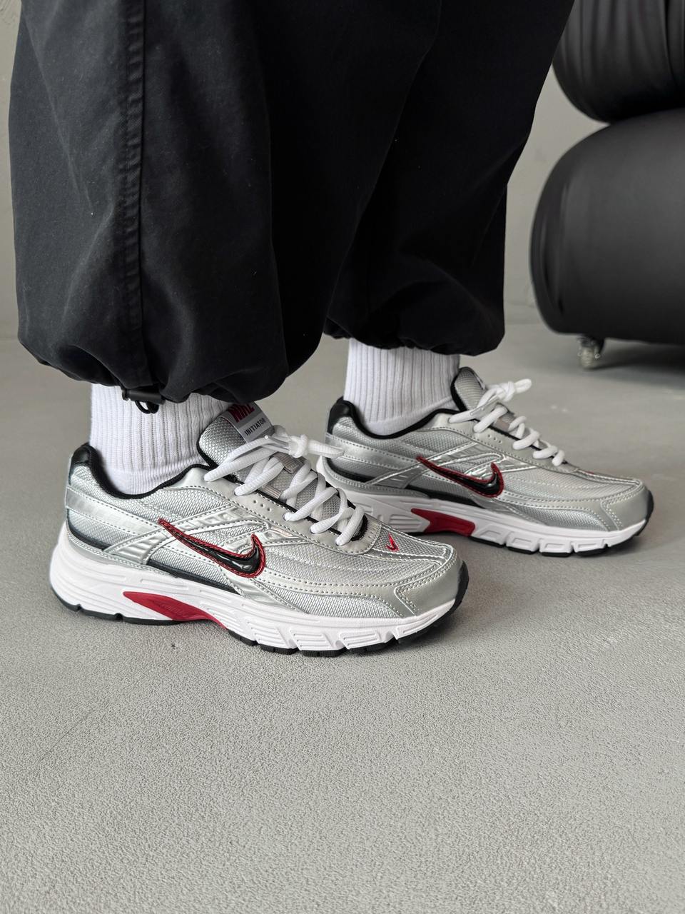 Nike Initiator Metallic Silver Red - oceanhype - 