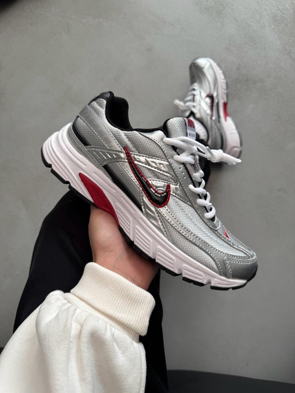 Nike Initiator Metallic Silver Red - oceanhype - 