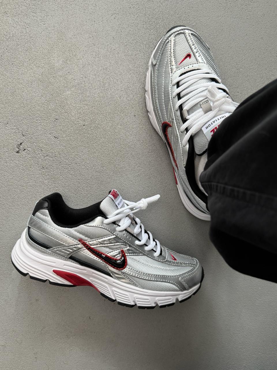 Nike Initiator Metallic Silver Red - oceanhype - 