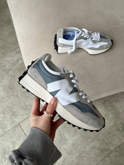 New Balance 327 White Grey - oceanhype - 