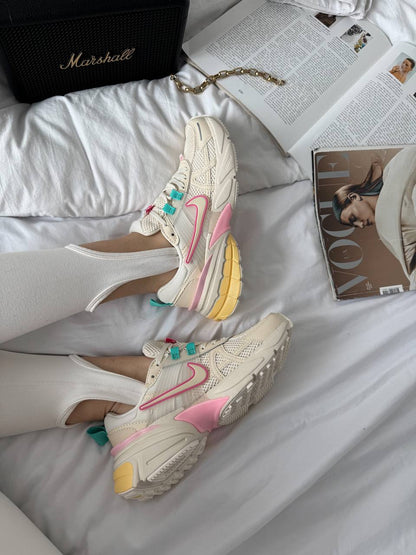 Nike V2K Runtekk Beige Pink Blue - oceanhype - 