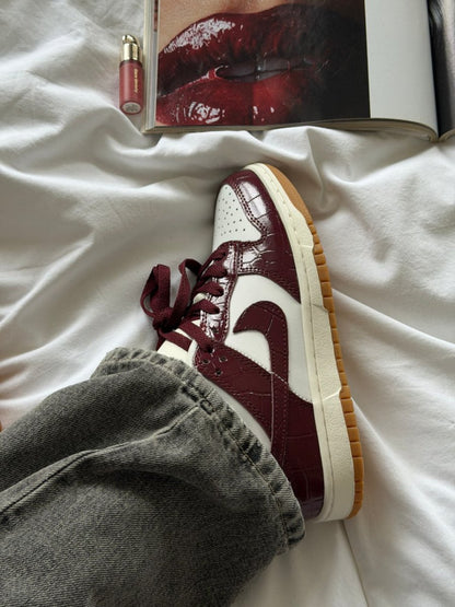 Nike Dunk Low LX Team Red Croc - oceanhype - 
