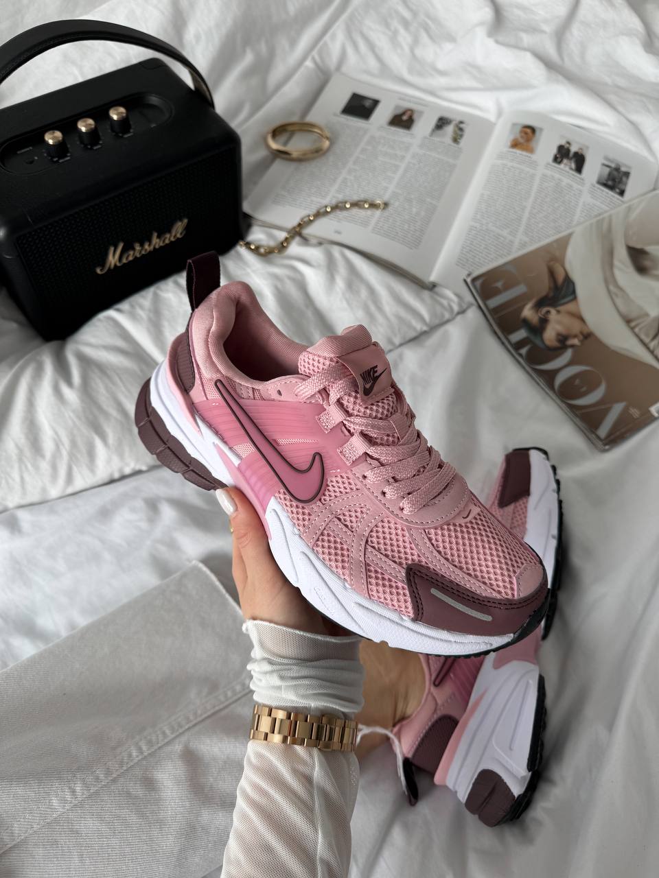 Nike V2K Runtekk Pink Bordo - oceanhype - 