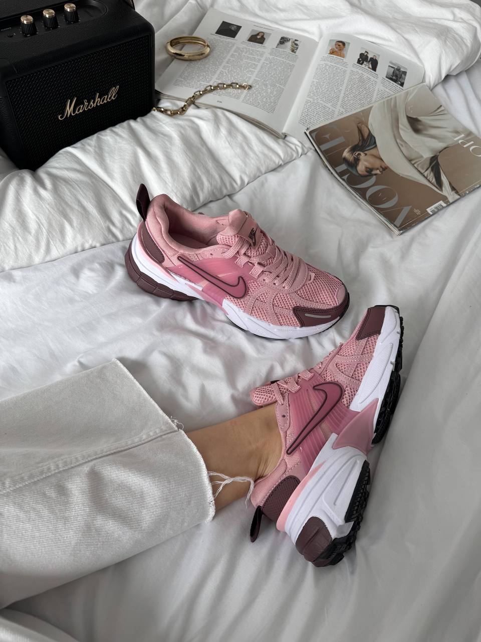 Nike V2K Runtekk Pink Bordo - oceanhype - 