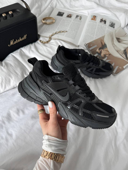 Nike V2K Run Black Dark Smoke Grey - oceanhype - 