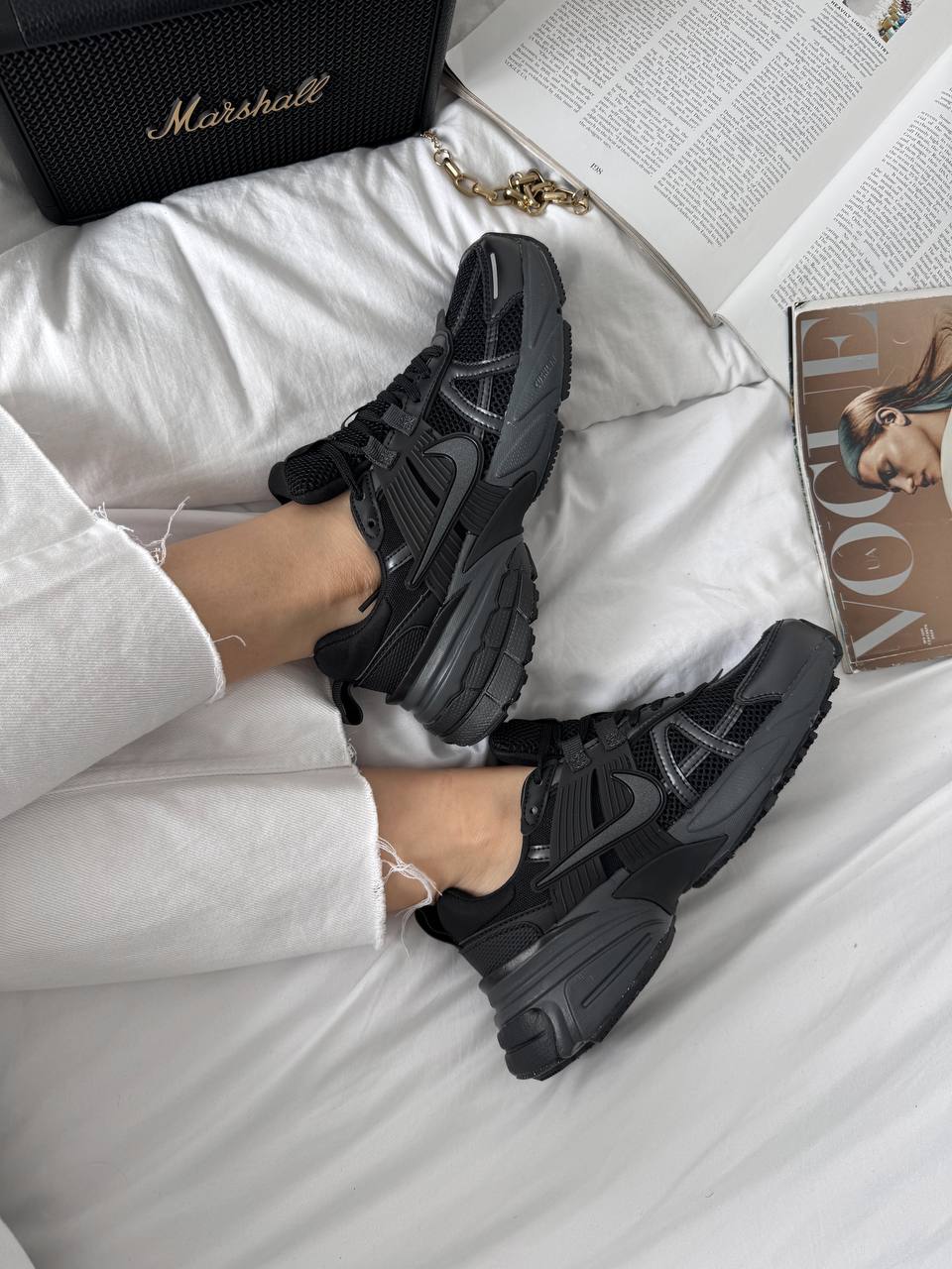 Nike V2K Run Black Dark Smoke Grey - oceanhype - 