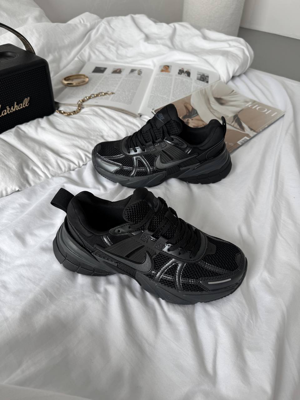Nike V2K Run Black Dark Smoke Grey - oceanhype - 