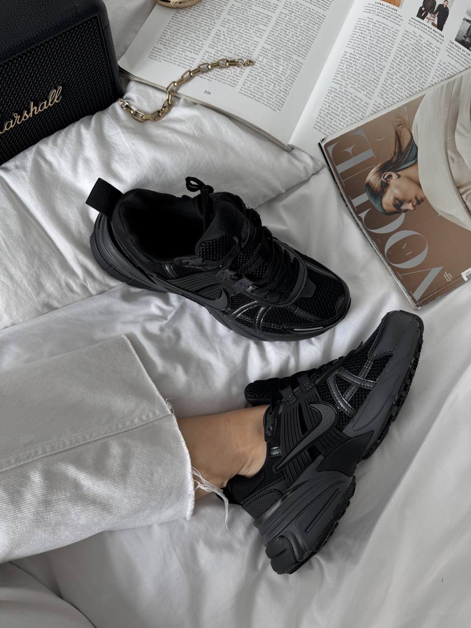 Nike V2K Run Black Dark Smoke Grey - oceanhype - 
