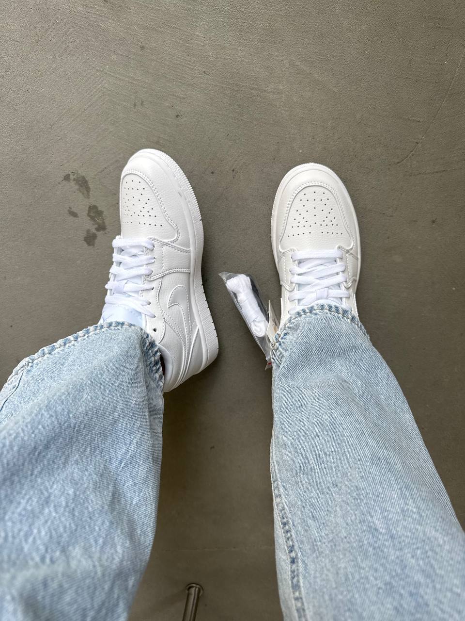 Nike Jordan 1 Low Full White - oceanhype - 
