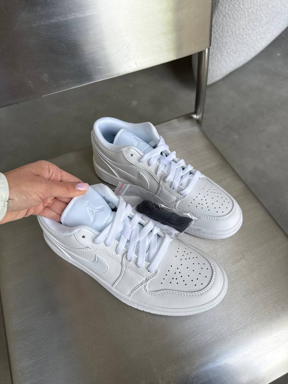 Nike Jordan 1 Low Full White - oceanhype - 
