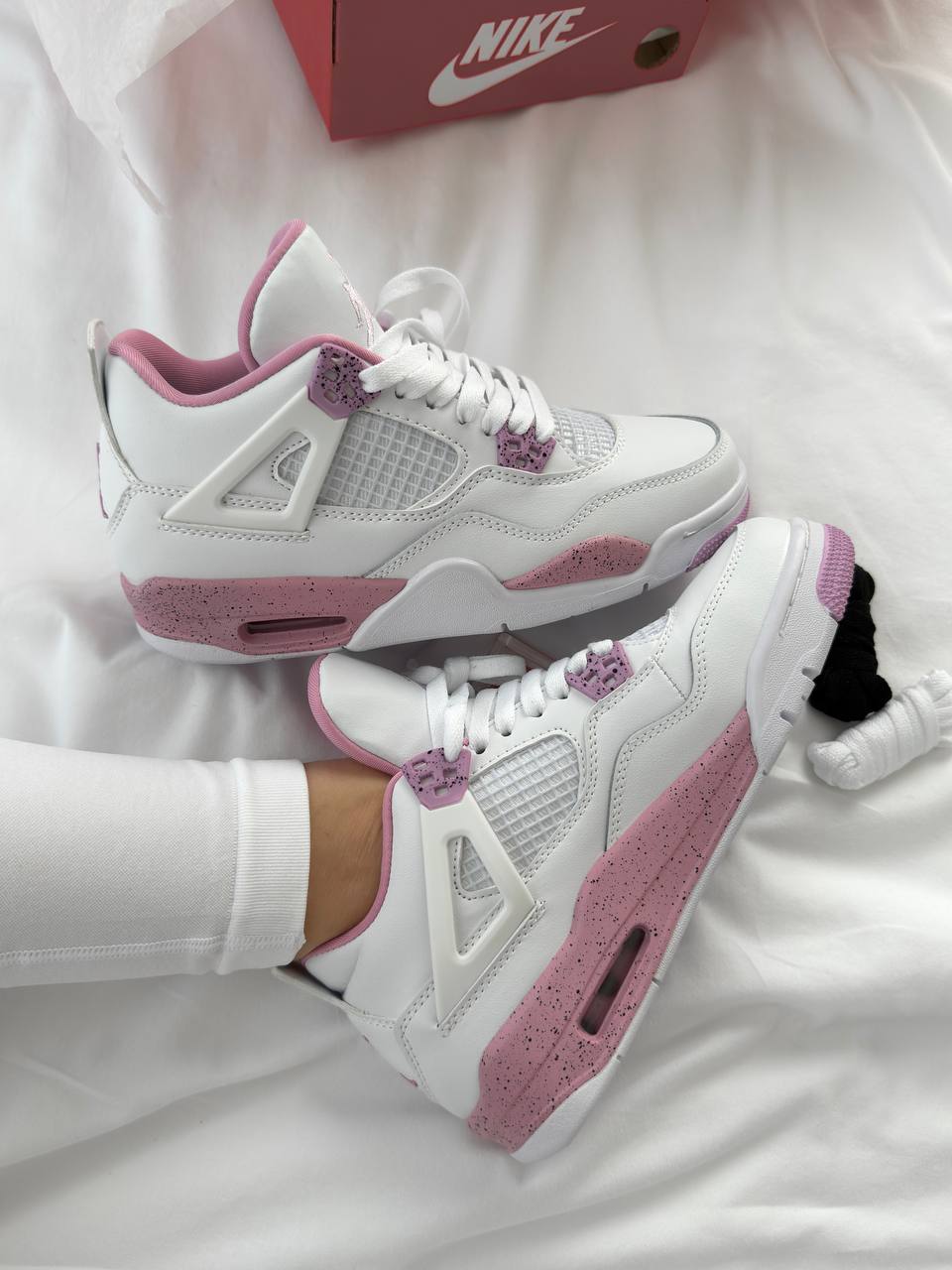 Nike Jordan 4 White Violet - oceanhype - 