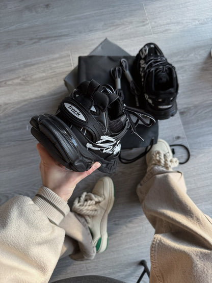 Balenciaga Track Sneaker Signature Black White