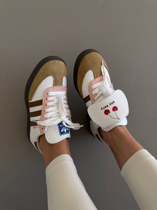 Adidas Samba White Cherry Brown - oceanhype -