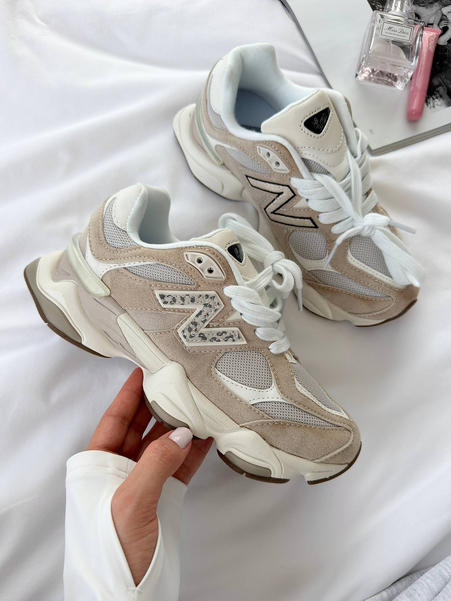 New Balance 9060 Beige Leopard