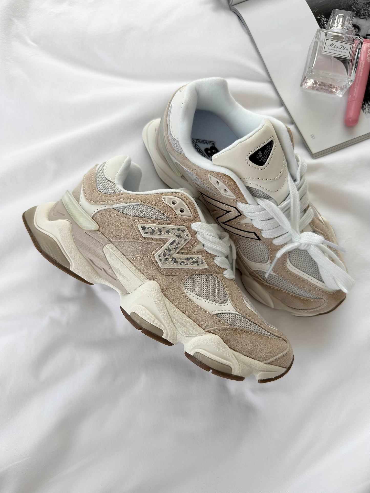New Balance 9060 Beige Leopard