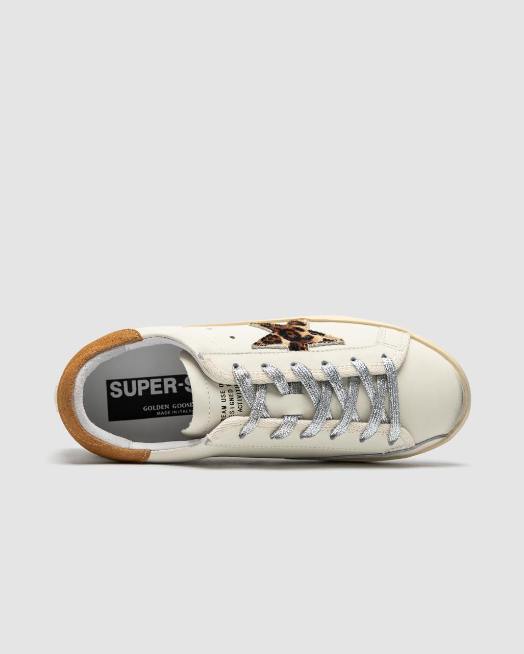 Golden Goose Superstar low cut White leo Star - oceanhype -