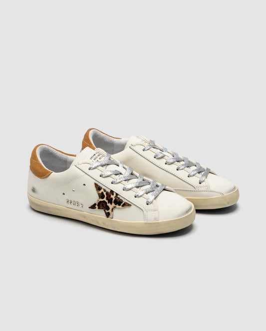 Golden Goose Superstar low cut White leo Star - oceanhype -
