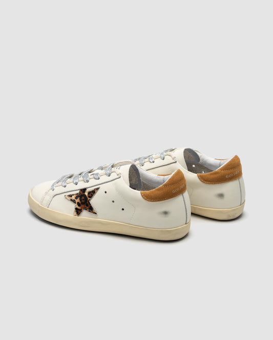 Golden Goose Superstar low cut White leo Star - oceanhype -